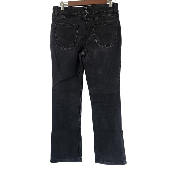 Wrangler Bootcut‎ womens black denim size 11/12 x 32 - Picture 3 of 7